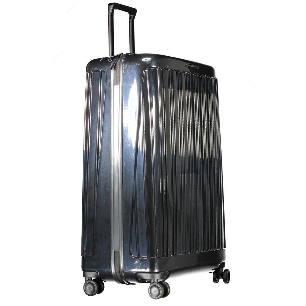 Front view with bag zipped and handles upright.