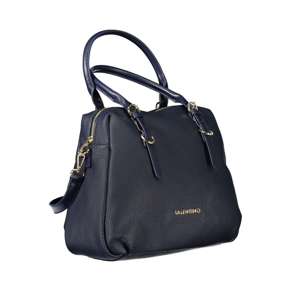 Front view with bag zipped and handles upright.