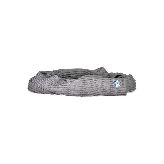 North Sails Gray Cotton Scarf NO-33605