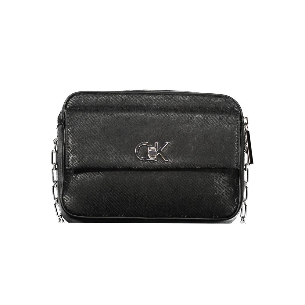 Calvin Klein Black Polyester Women's Shoulder Bag