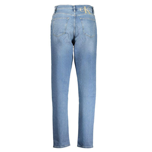 Calvin Klein Blue Cotton Women Jeans