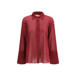 Oséree Lumière Shirt OS-LSF235BURGUNDY-M/L