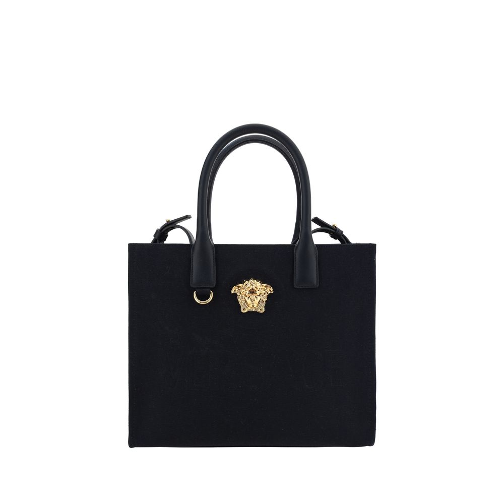 Front view with bag zipped and handles upright.