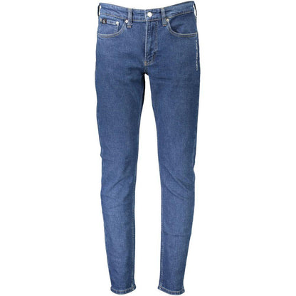 Calvin Klein Blue Cotton Men Jeans