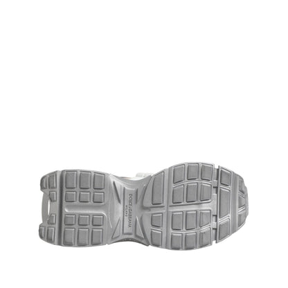 Sole view of Dolce & Gabbana Multicolor Space Low Top Men Sneakers Shoes