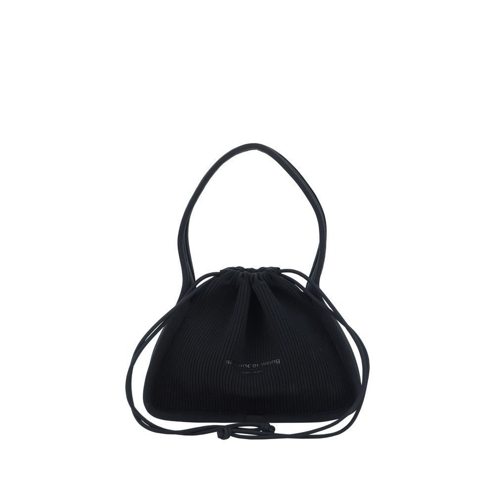 Front view with bag zipped and handles upright.