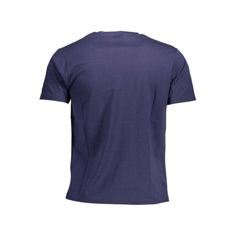North Sails Blu Cotton Men T-Shirt