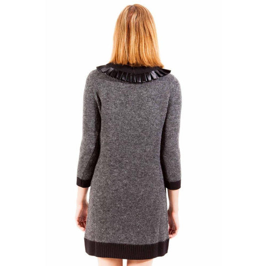 Love Moschino Gray Wool Dress LO-2447-42
