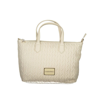 Mario Valentino White Polyethylene Handbag