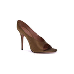 Amina Muaddi Anok satin Sandals AM-14S363455ANOMOCHA-EU40/US10