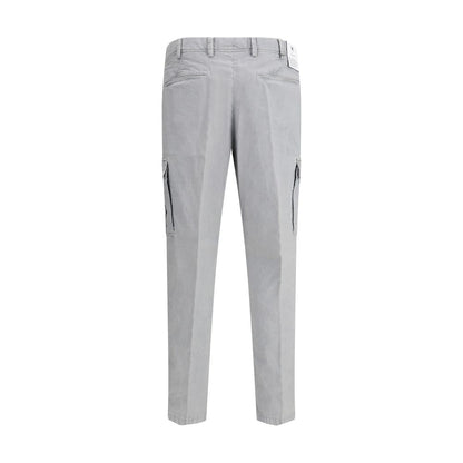 PT Torino Gray Cotton Cargo Pants