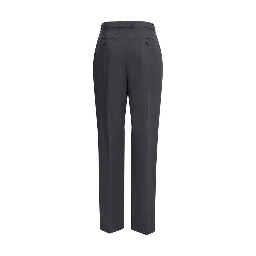 Alexander McQueen Black Wool Dress Pants