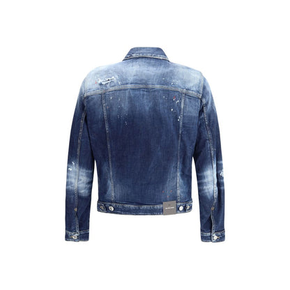Dsquared² Blue Cotton Denim Jacket