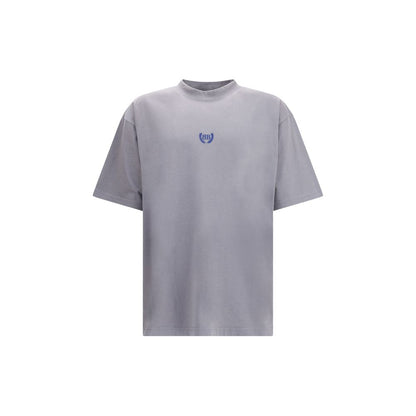 Balenciaga Gray Cotton T-Shirt
