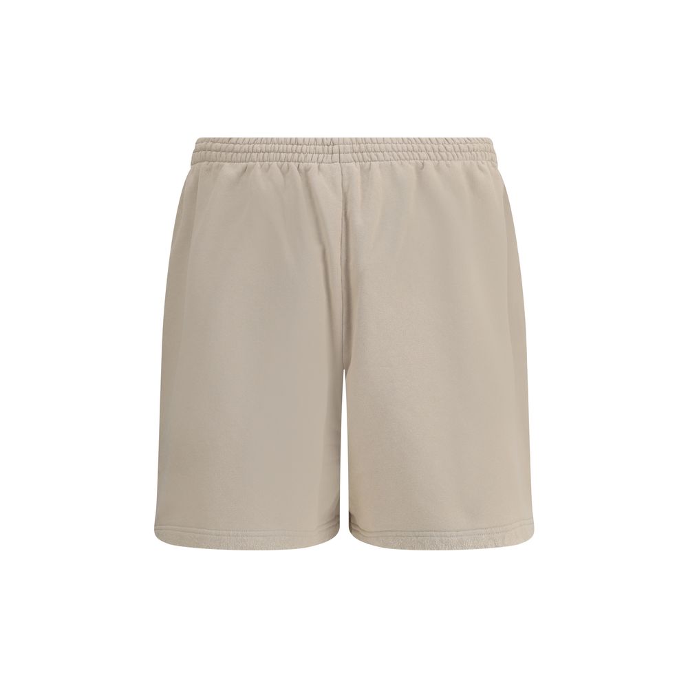 Balenciaga Beige Cotton Bermuda Shorts
