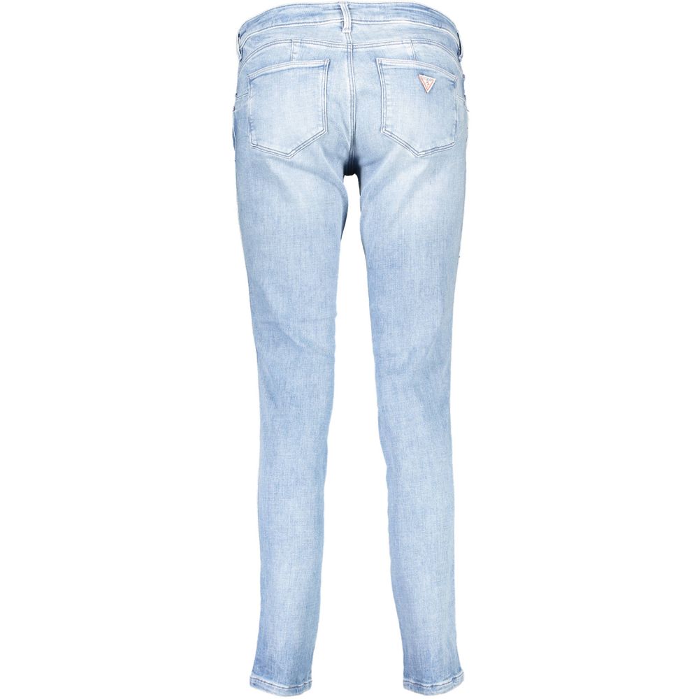 Guess Jeans Azzurro Organic Cotton Women Jeans