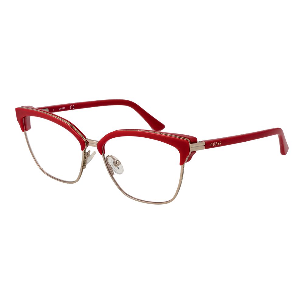 Guess Red Stainless Steel Glasses (Frames)
