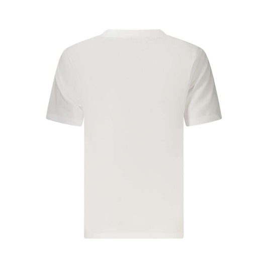 Calvin Klein White Cotton Tops & T-Shirt CA-39020-L