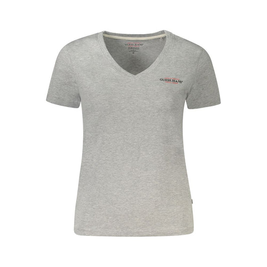Guess Jeans Gray Cotton Tops & T-Shirt GU-39031-XS