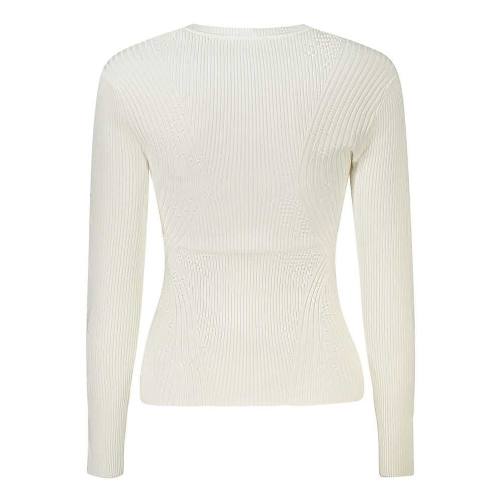 Guess Jeans White Viscose Sweater