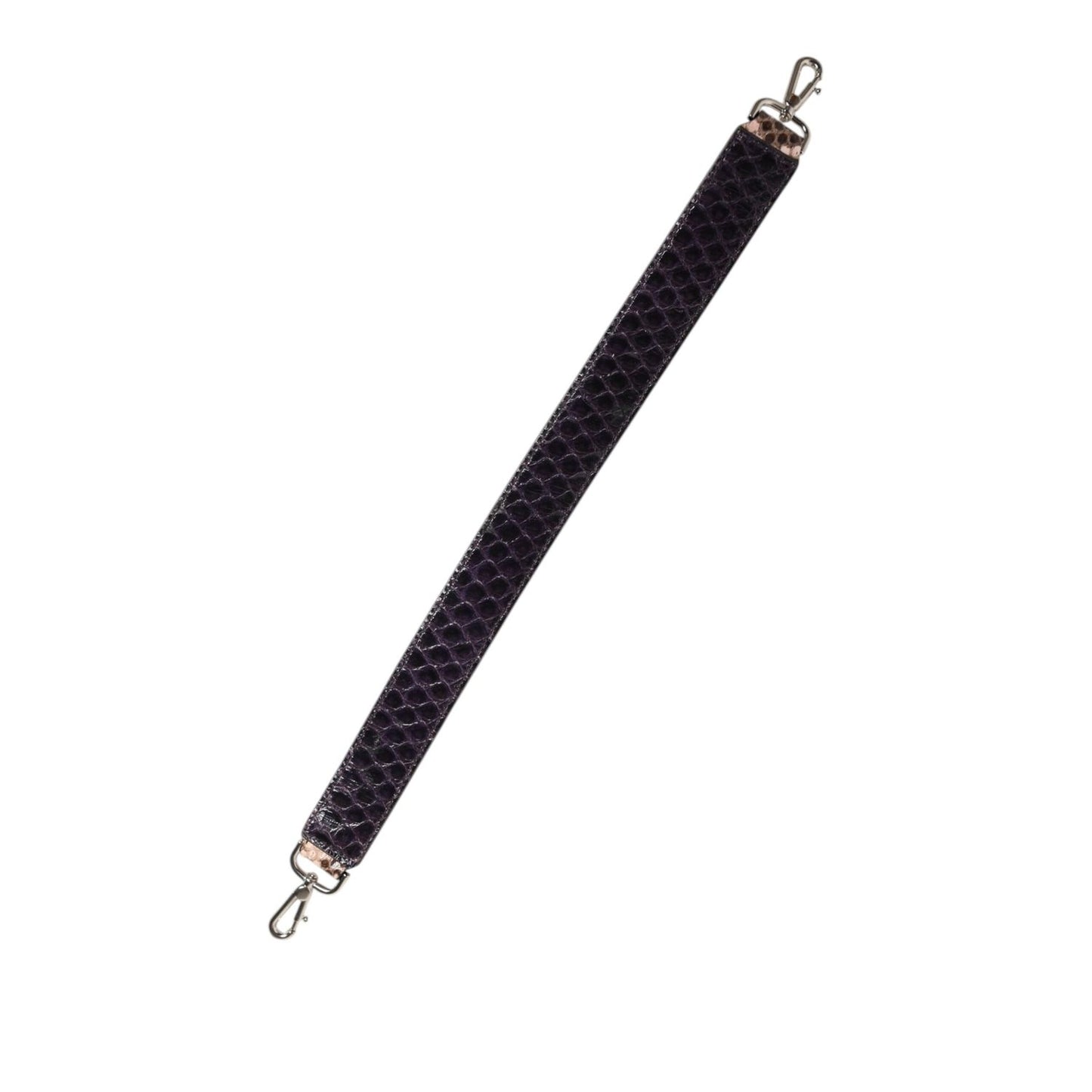 Dolce & Gabbana Brown Exotic Leather Handbag Accessory Shoulder Strap