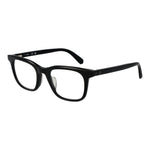 Guess Black Men Glasses Frame in full-rim rectangular style, black acetate material, featuring demo lenses with a 50-20-145 size.