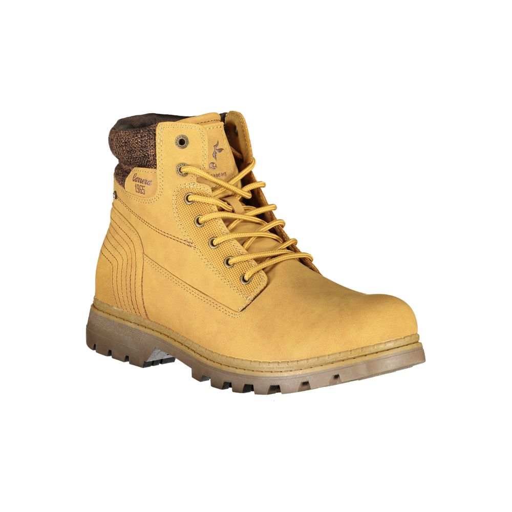Carrera Giallo Poliestere Mens Stivaletto