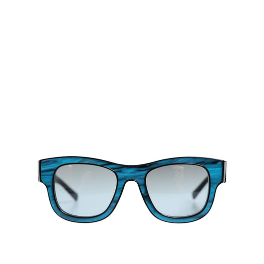 Dolce & Gabbana Blue Black Marbled Metal DG2215K Eyewear Sunglasses