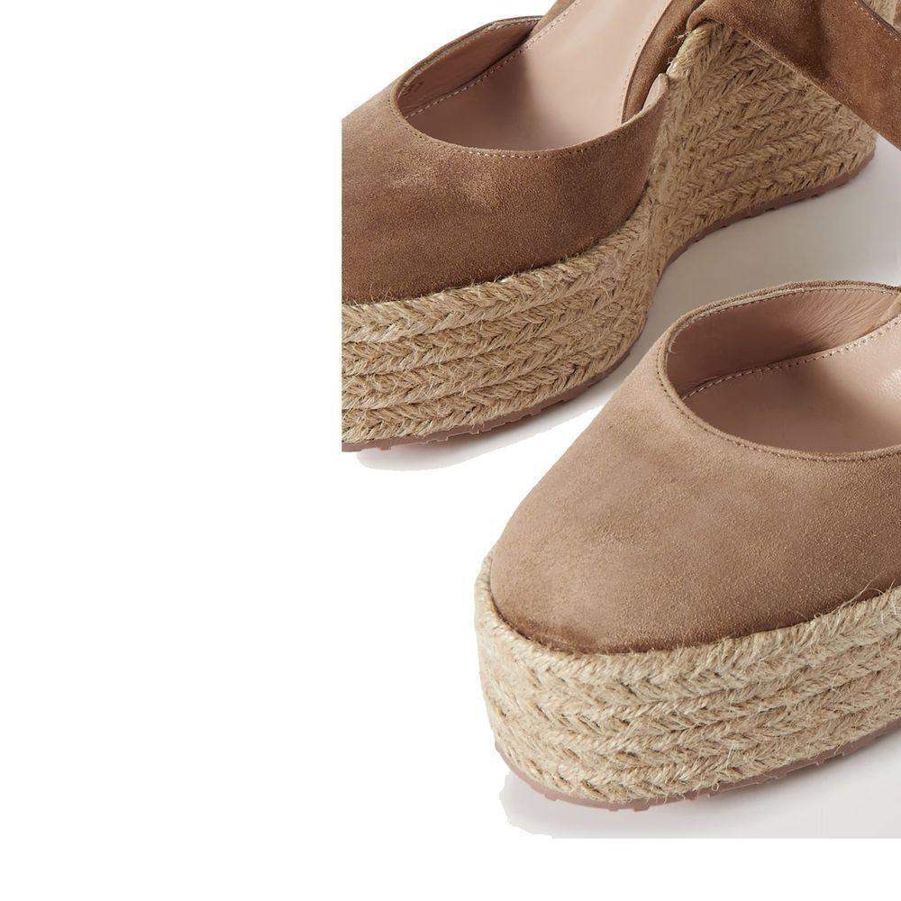 Gianvito Rossi Suede Wedge Espadrilles GI-8850261967060-EU36/US6