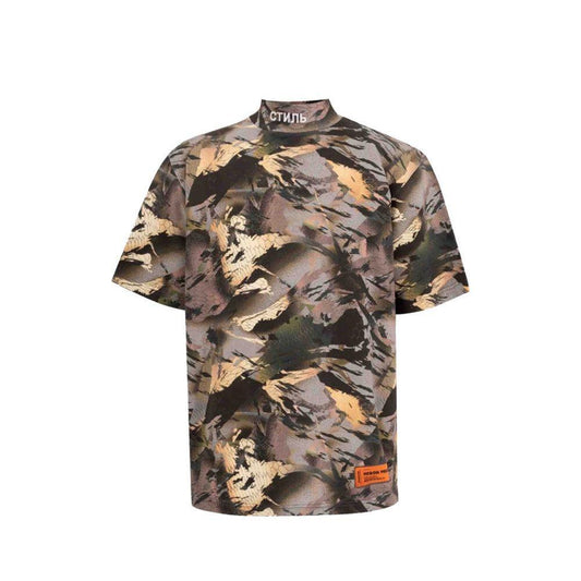 Heron Preston Camouflage Print T-shirt HE-8735496306900-S