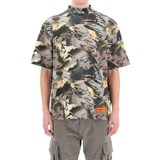 Heron Preston Camouflage Print T-shirt HE-8735496306900-S