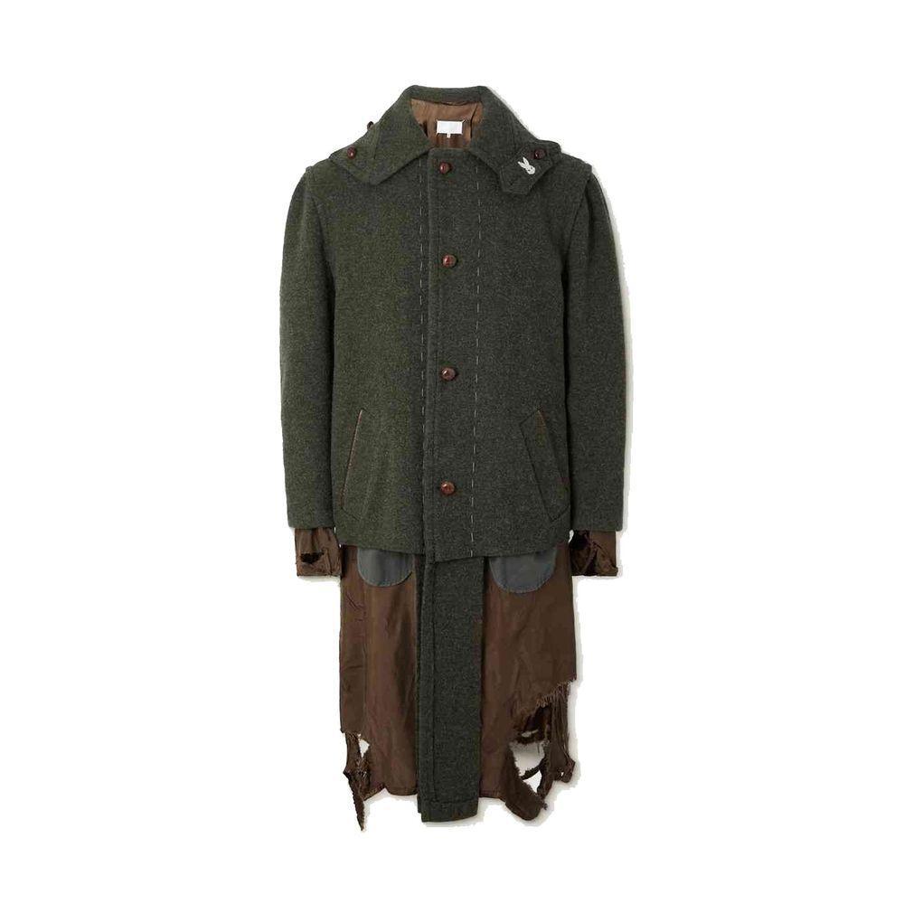 Maison Margiela Destroyed-Look Coat MA-8736458440916-IT46 | S