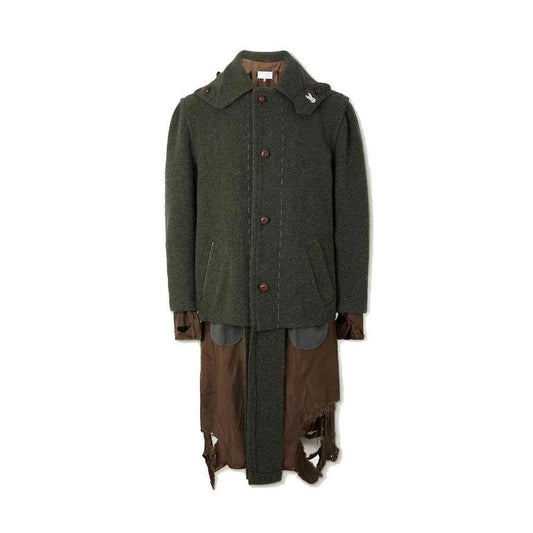 Maison Margiela Destroyed-Look Coat MA-8736458440916-IT46 | S