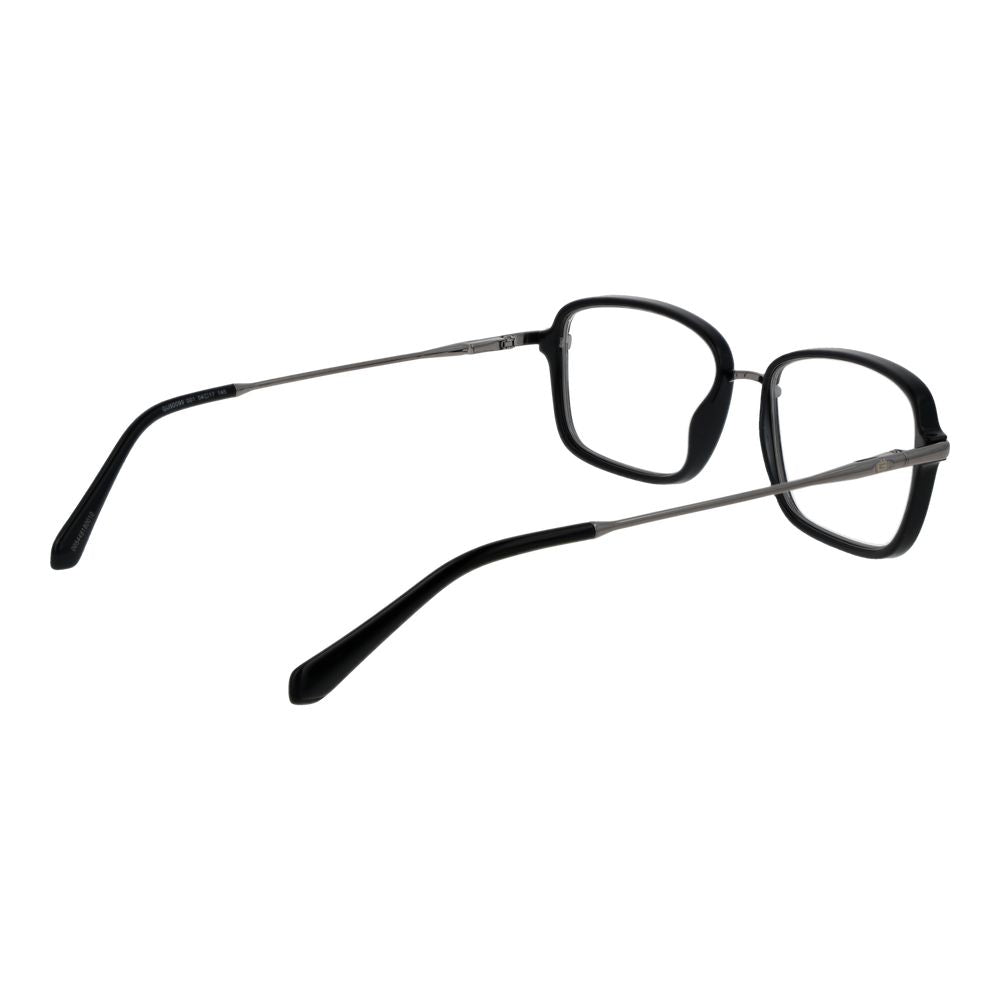 Guess Black Men Glasses Frame with full-rim stainless steel and plastic lenses.