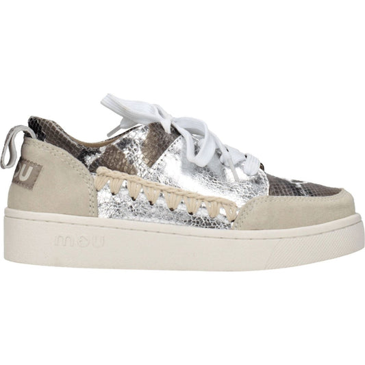 Mou Gray Leather Low Tops MO-8547244966153-EU36/US6