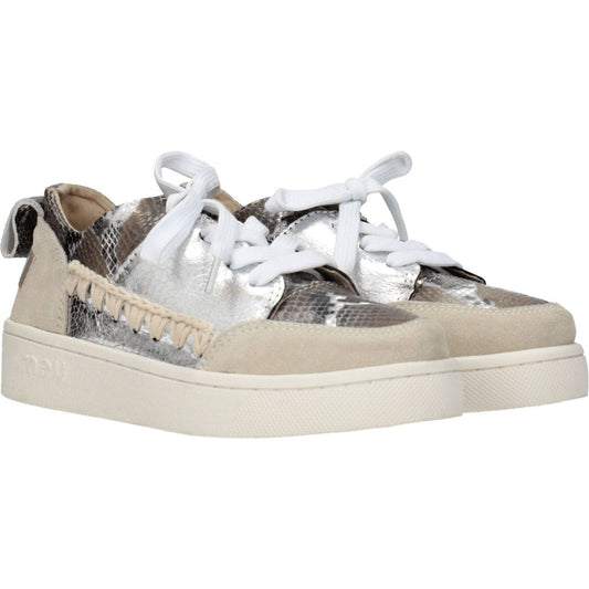 Mou Gray Leather Low Tops MO-8547244966153-EU36/US6