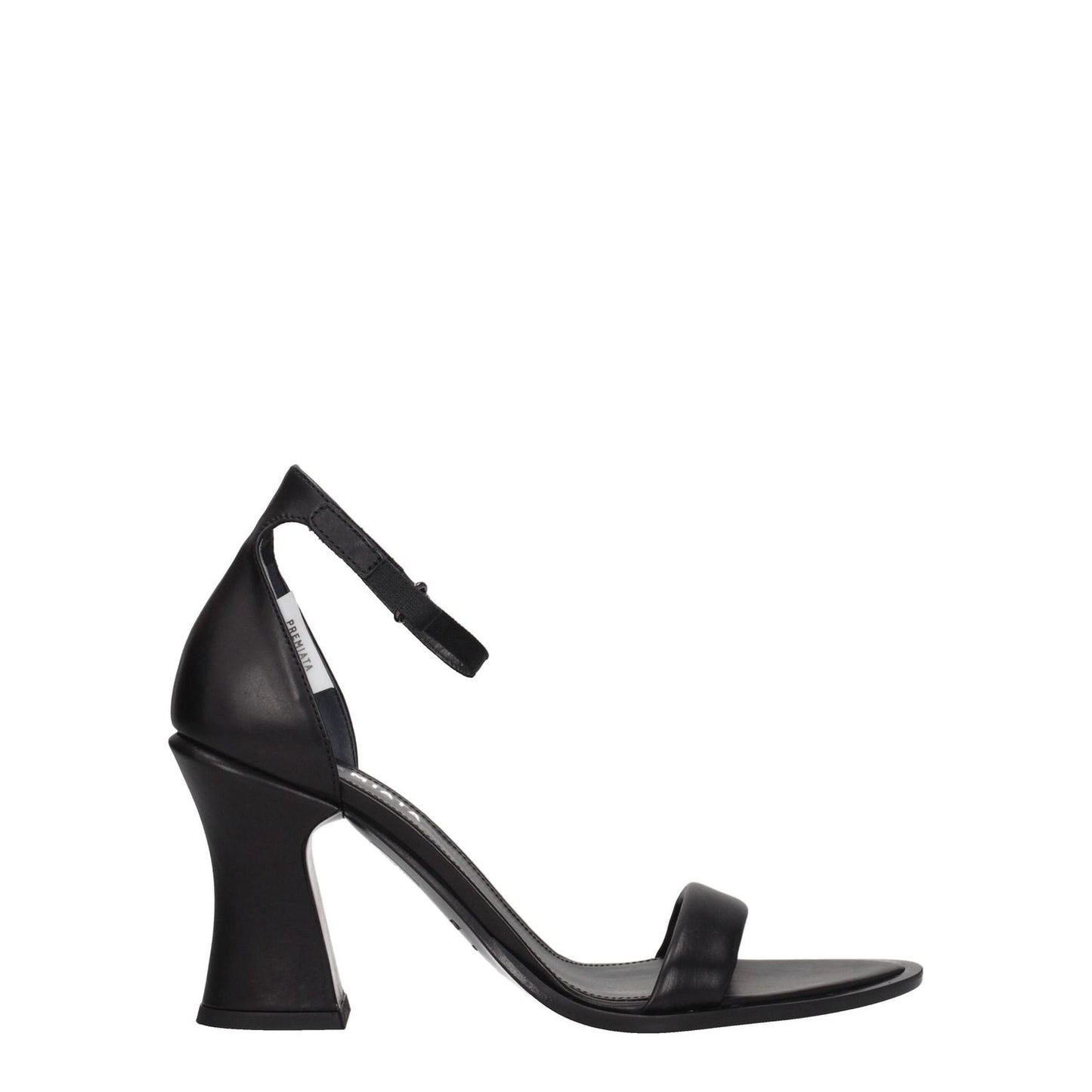 Premiata Black Leather Sandals