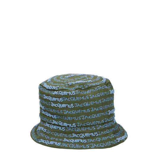 Jacquemus Green Cotton Bucket Hats JA-8547396845833-56 CM|XS