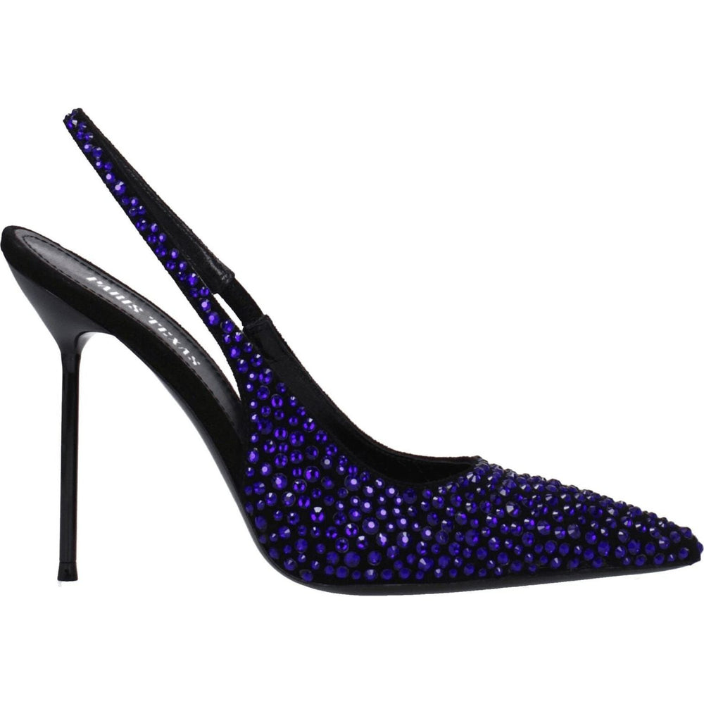 Paris Texas Black Leather High Heel Pumps PA-8547462971657-EU36/US6