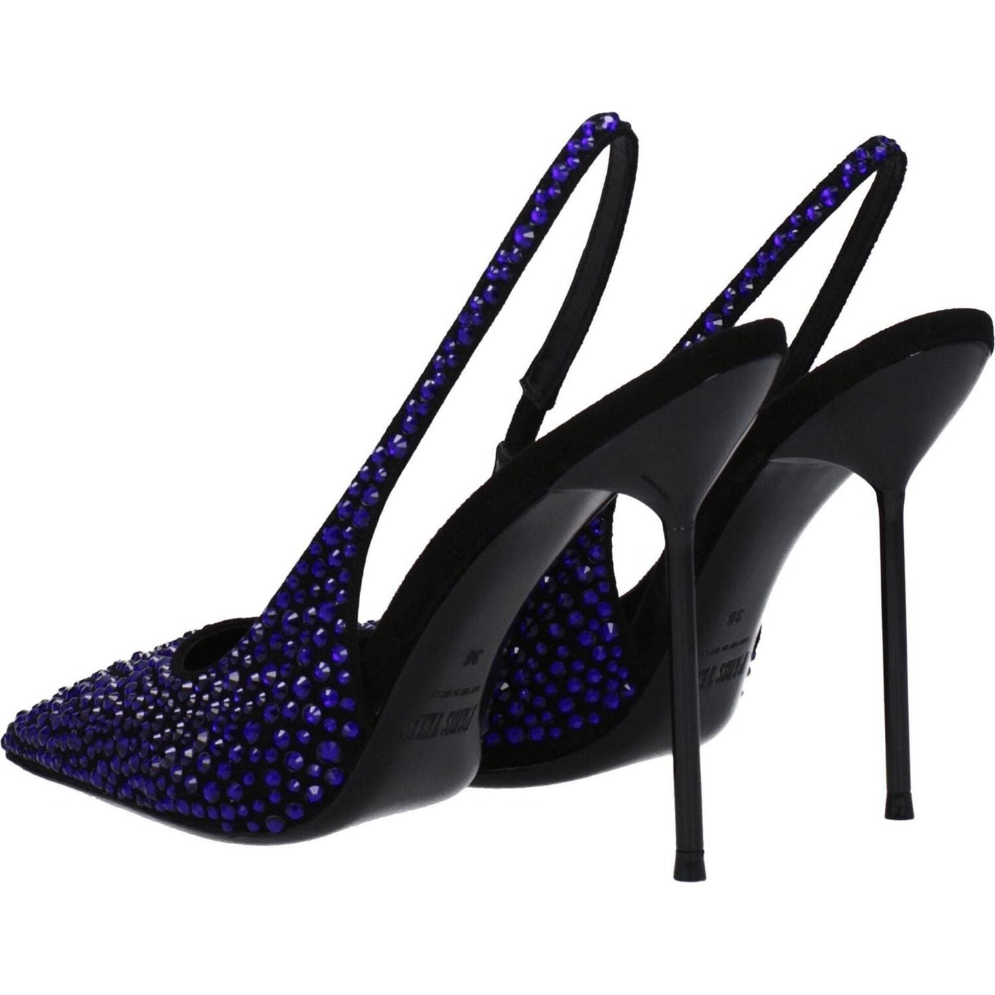 Paris Texas Black Leather High Heel Pumps PA-8547462971657-EU36/US6