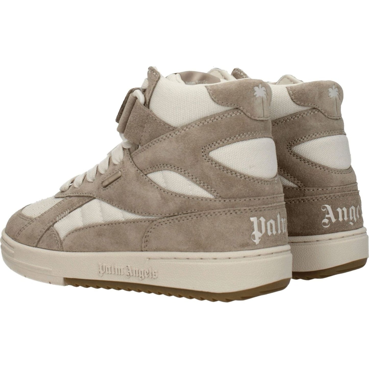 Palm Angels Beige Leather High Tops PA-8547463332105-EU36/US6