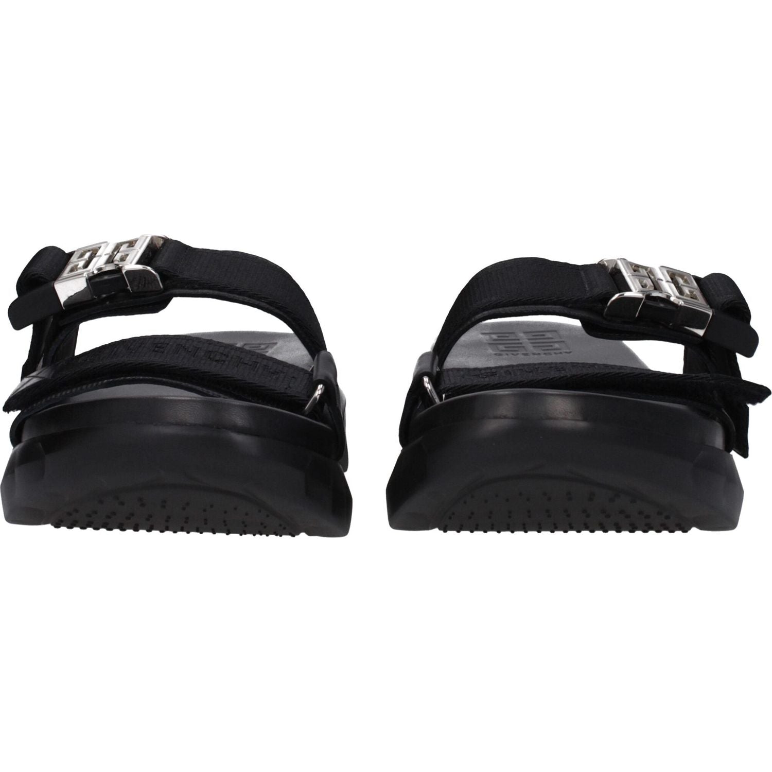 Front view with bag zipped and handles upright.