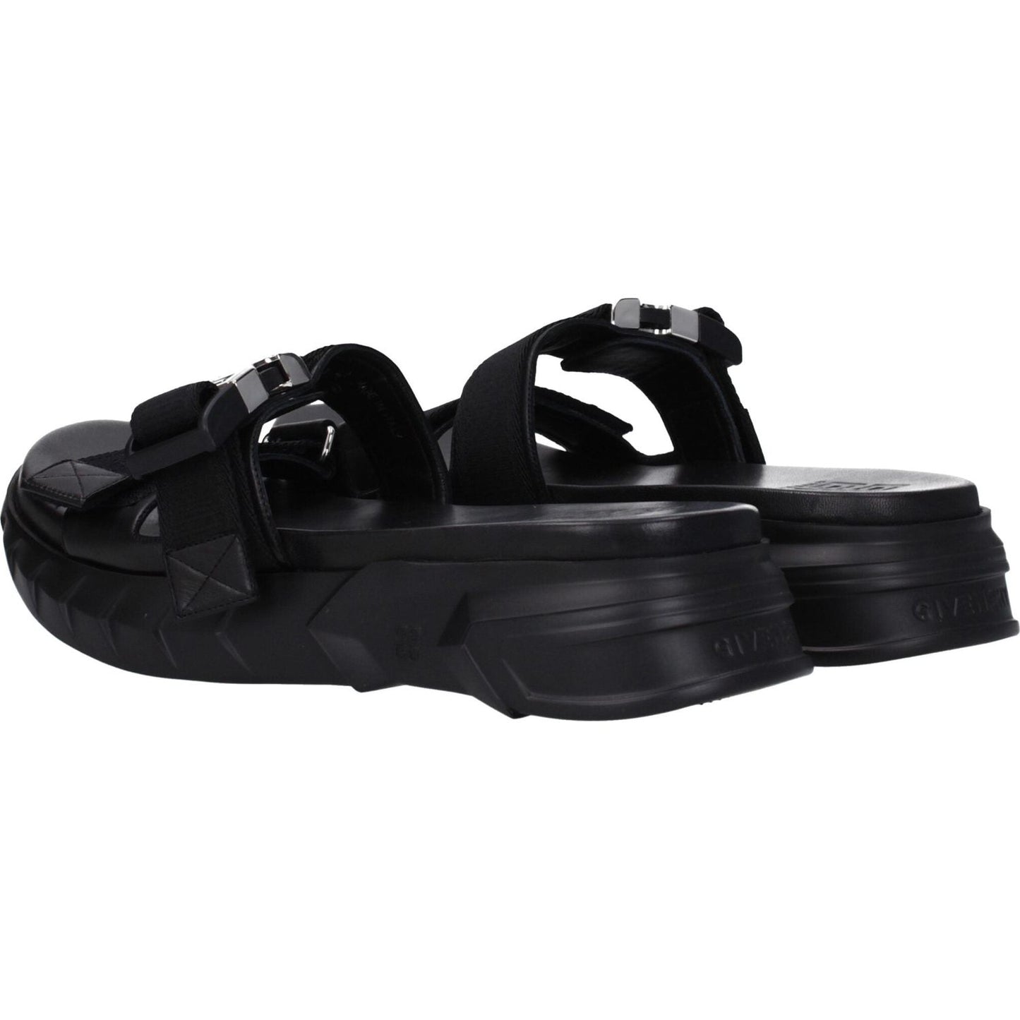 Givenchy Black Fabric Slippers Sandals GI-8580301783305-EU40/US7
