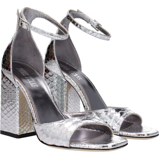 Paris Texas Gray Leather Platforms PA-8617231778057-EU38/US8