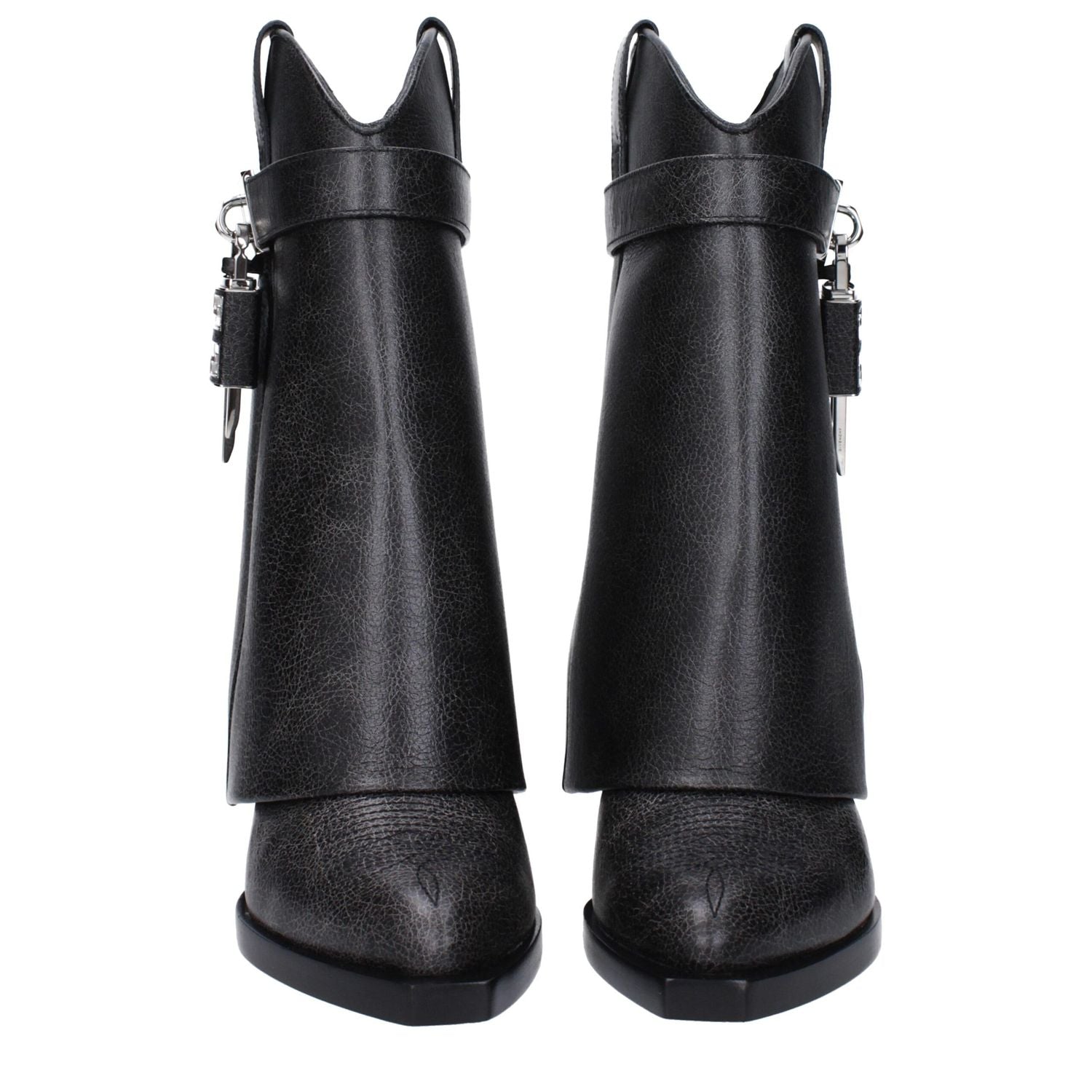 Givenchy Black Leather Ankle Boots