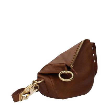 Burberry Brown Leather Crossbody Bag