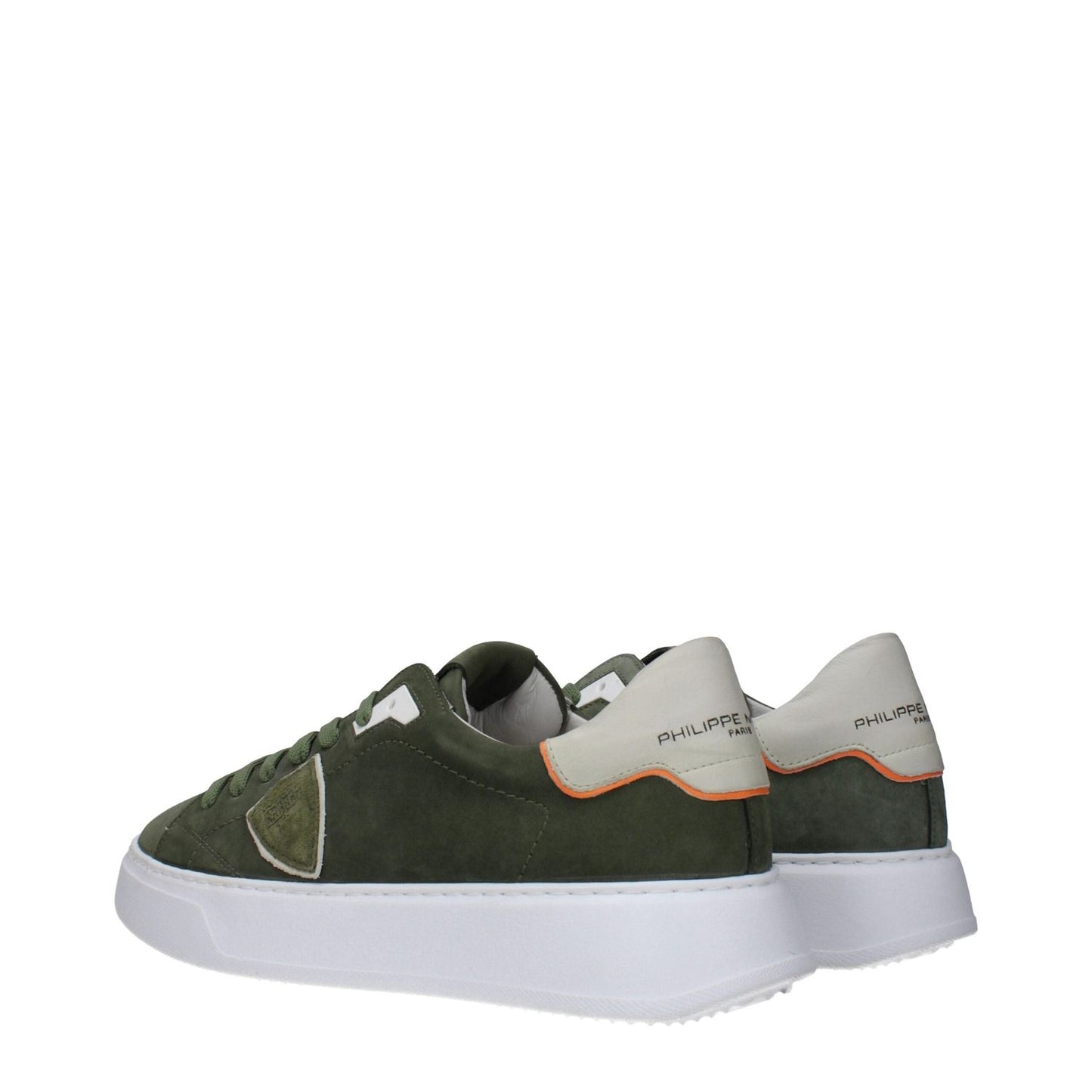 Philippe Model Green Leather Low Tops PH-15084762464521-EU41/US8
