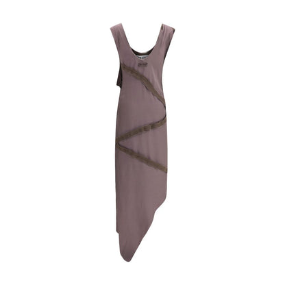 The Attico Brown Viscose Casual Dress