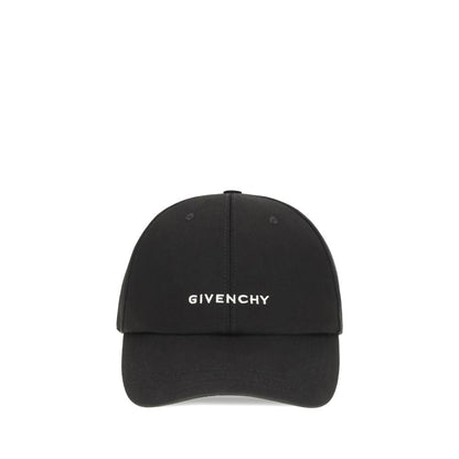 Givenchy Black Cotton Cap (Baseball Hat)