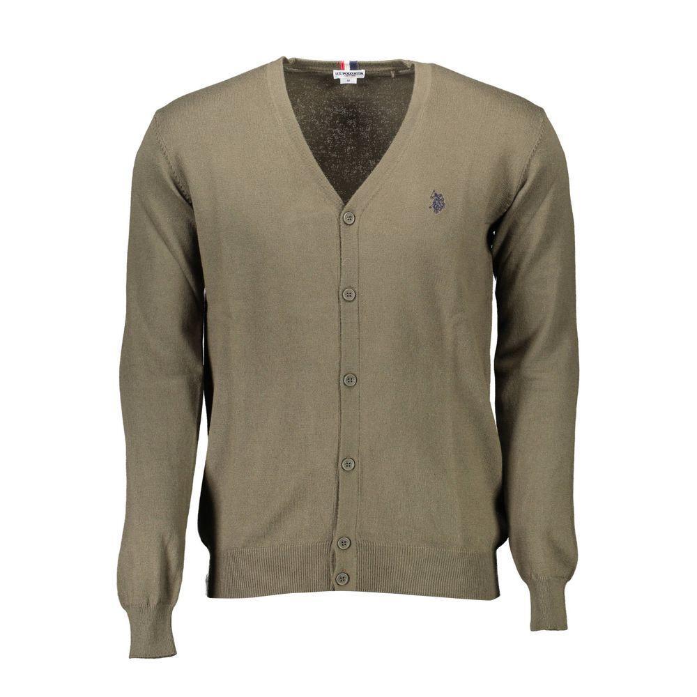 U.S. POLO ASSN. Green Cotton Sweater US-9216-XXL